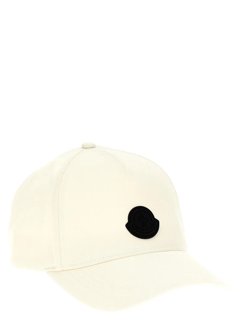 商品Moncler|Baseball Cap Hats White/Black,价格¥1619,第2张图片详细描述