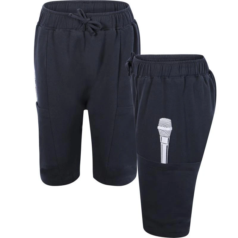 商品Yporque|Boys microphone bermuda shorts in grey,价格¥448,第1张图片