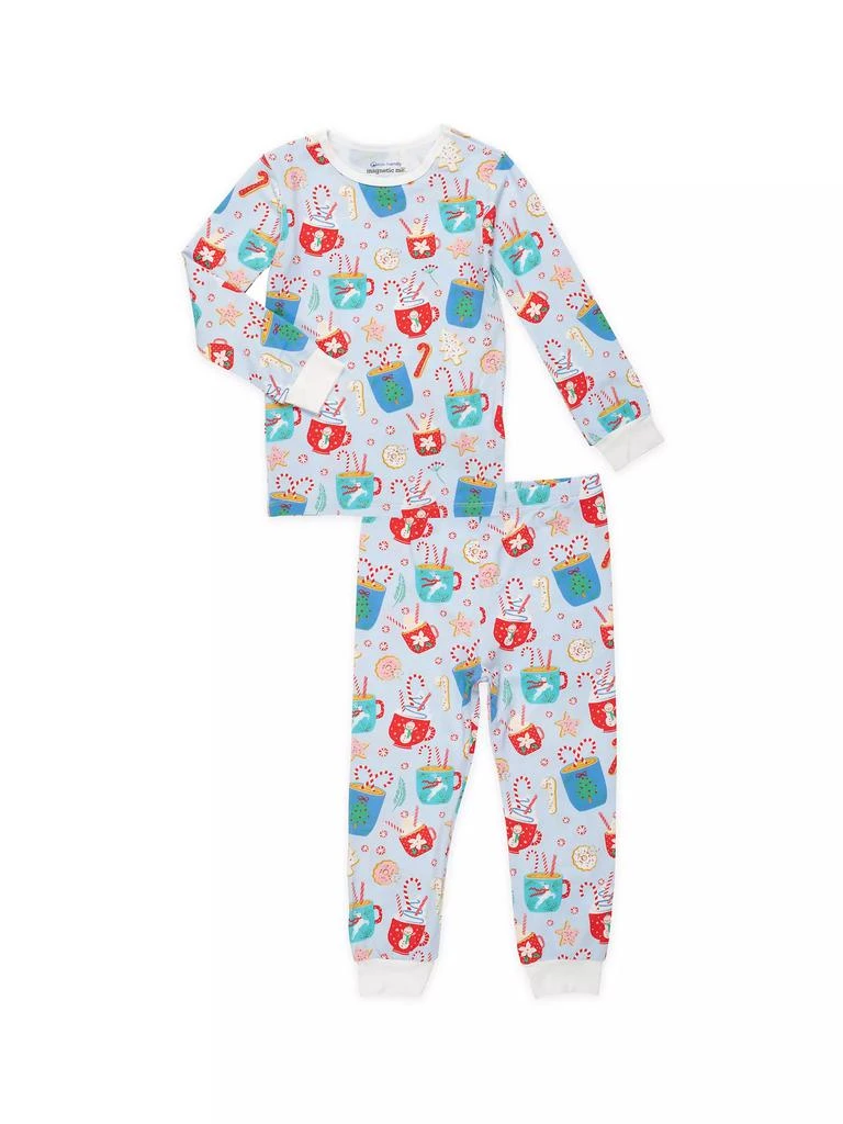 商品Magnetic Me|Little Girl's Wake Me Up Before You Cocoa Pajama Set,价格¥248,第1张图片