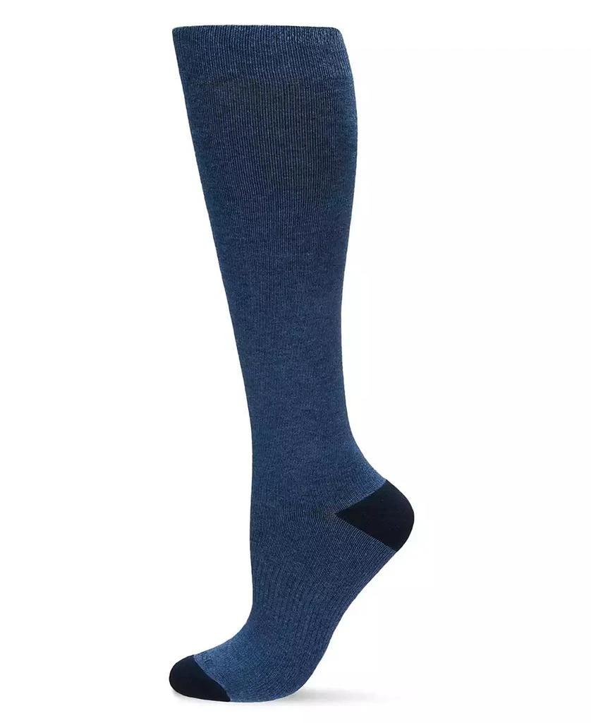 商品Memoi|Men's Solid Cotton Compression Socks,价格¥134,第2张图片详细描述