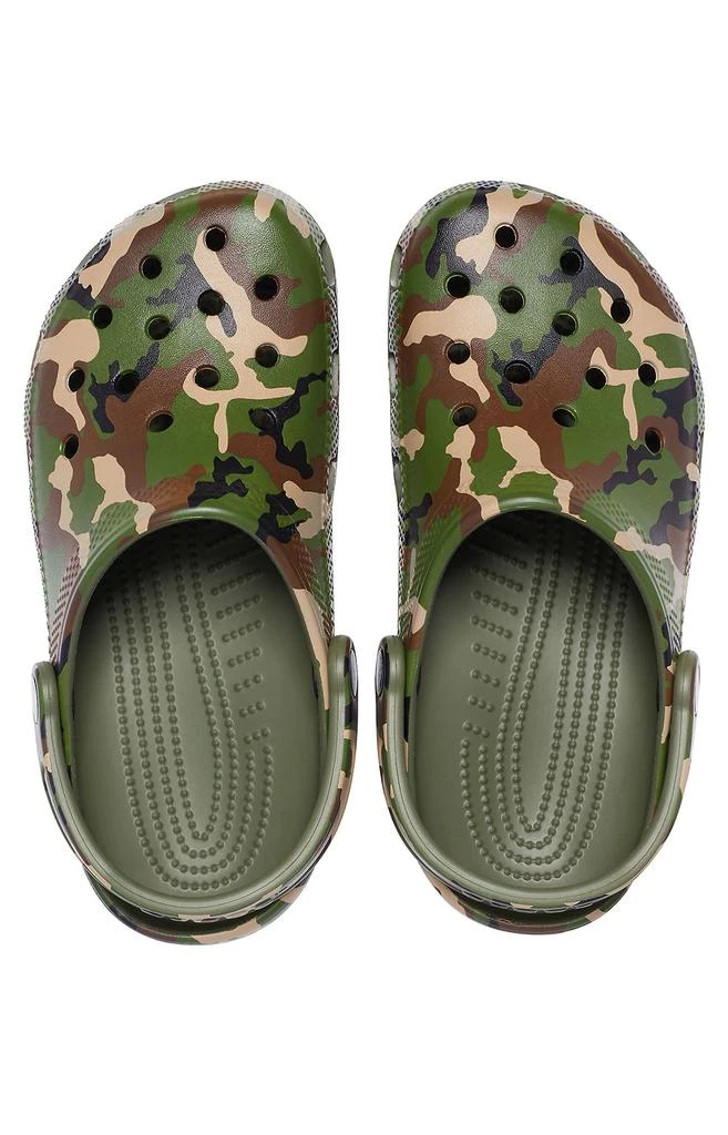 商品Crocs|Classic Printed Camo Clogs - Army Green/Multi,价格¥286,第3张图片详细描述