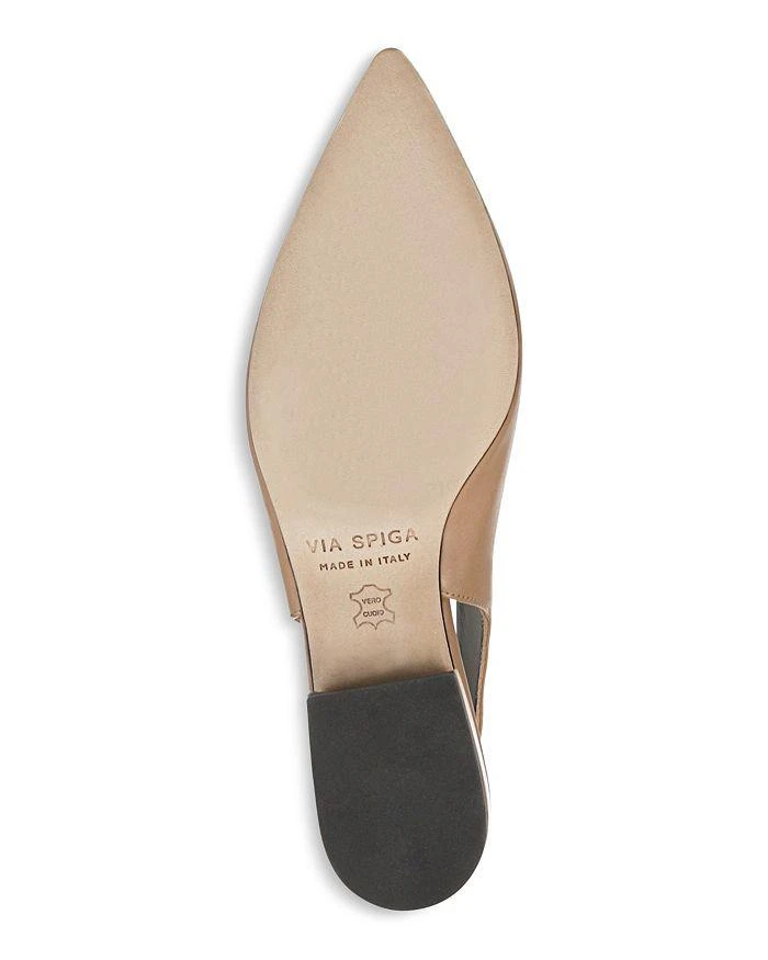 商品Via Spiga|Women's Darwin Pointed Toe Slingback Pumps,价格¥1125,第5张图片详细描述