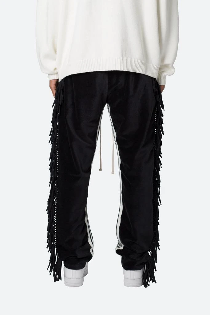 Fringe Velour Sweatpants - Black 商品