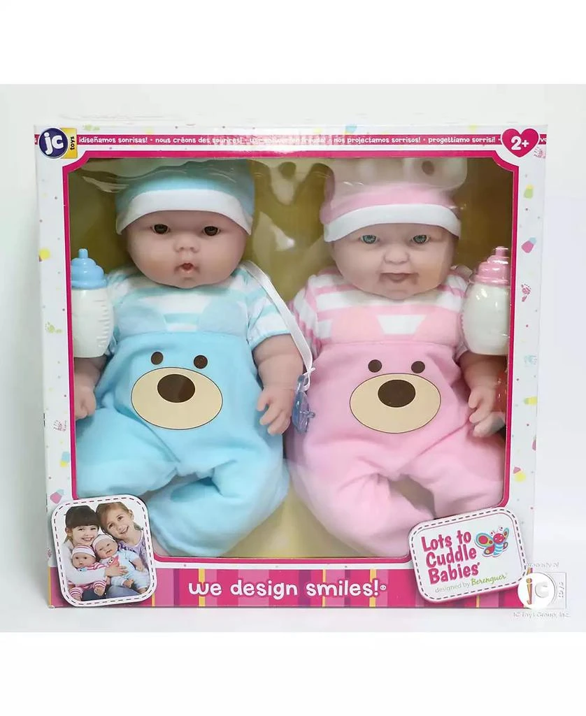 商品JC TOYS|Berenguer Boutique Twins 13" Baby Dolls Pink and Blue,价格¥187,第2张图片详细描述