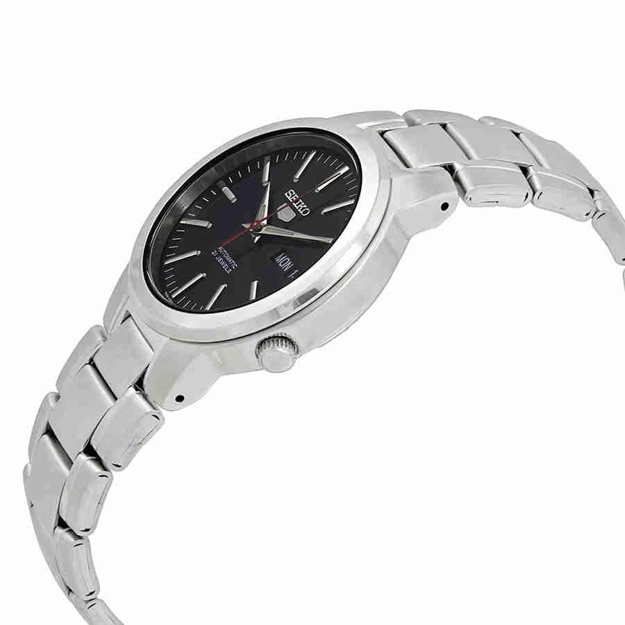 商品Seiko|Seiko Series 5 Automatic Black Dial Mens Watch SNKA07,价格¥645,第2张图片详细描述