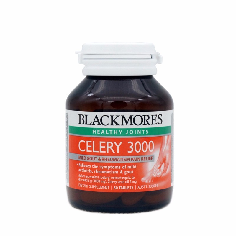 【特价】【保税仓】澳大利亚Blackmores澳佳宝Celery3000西芹籽芹菜籽精华 50粒*2商品第1张图片规格展示