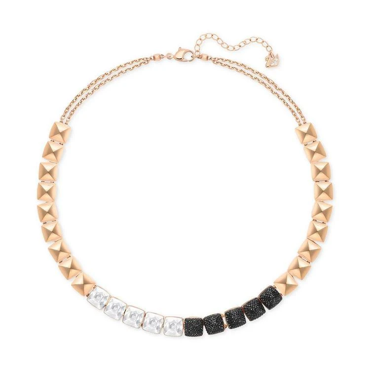 商品Swarovski|Rose Gold-Tone Clear and Black Crystal Collar Necklace,价格¥1857,第1张图片