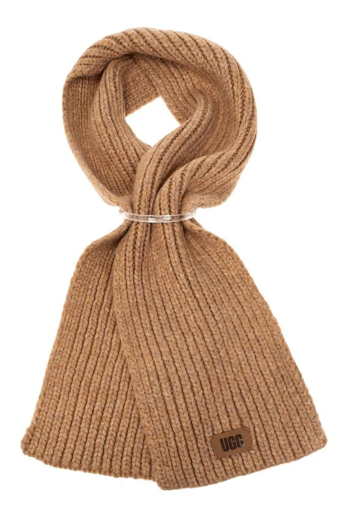 商品UGG|UGG Kids Logo Patch Knit Scarf,价格¥496,第2张图片详细描述