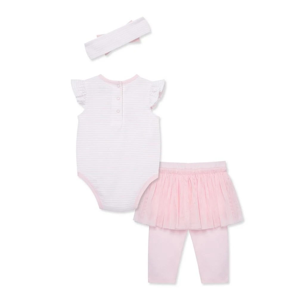 商品Little Me|Baby Girls Easter Bunny Skegging, Bodysuit and Headband Set,价格¥224,第2张图片详细描述