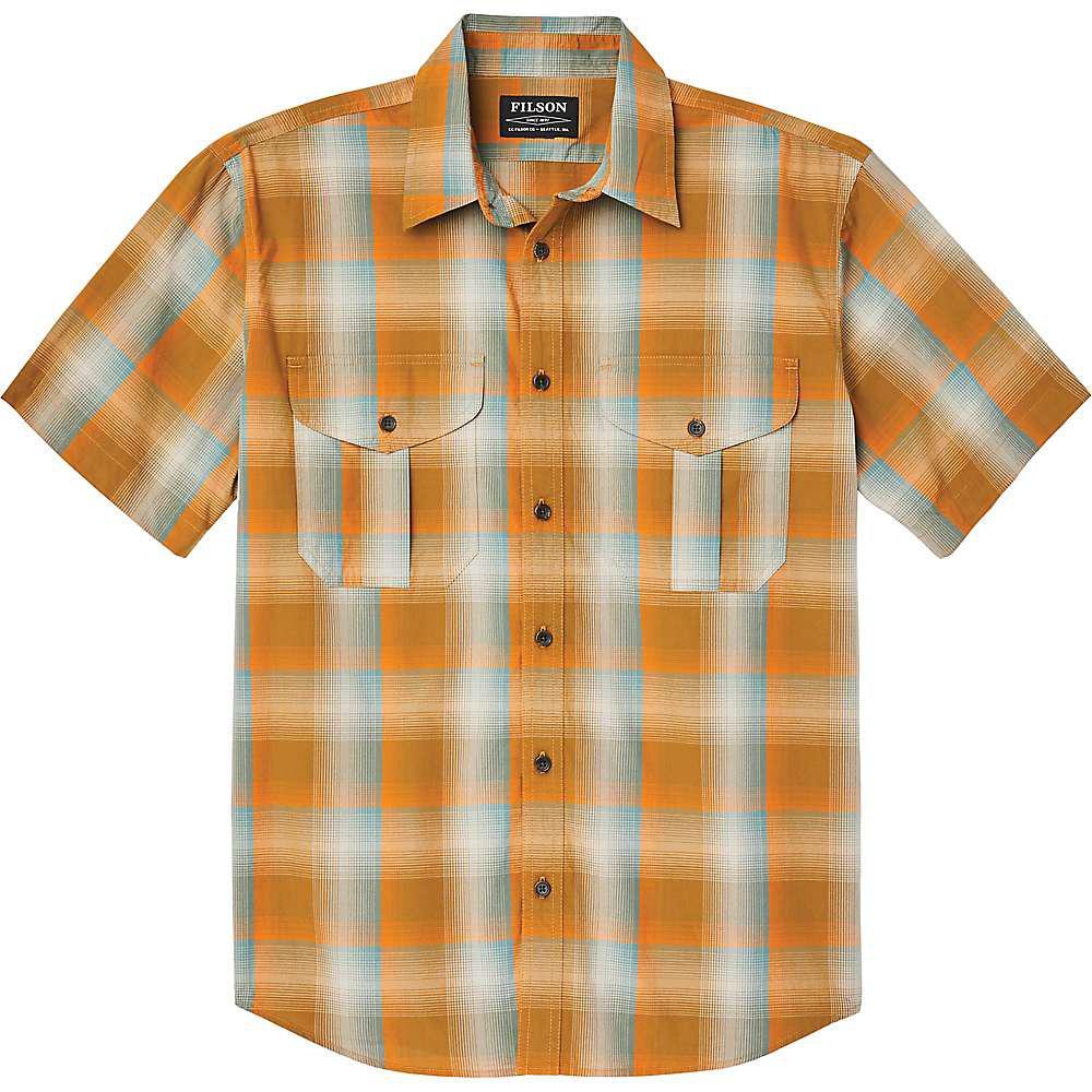 商品Filson|Filson Men's Short Sleeve Feather Cloth Shirt,价格¥500,第1张图片