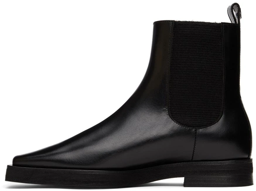 商品Totême|Black Leather Ankle Boots,价格¥7306,第3张图片详细描述