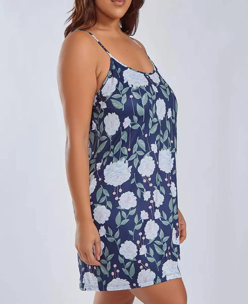 商品iCollection|Plus Size Ultra Soft Sleep Nightgown Dress,价格¥130,第3张图片详细描述