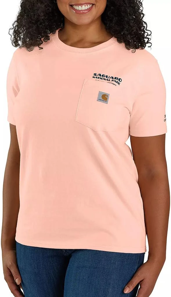 商品Carhartt|Carhartt Women's Saguaro Short-Sleeve Tee,价格¥206,第1张图片详细描述