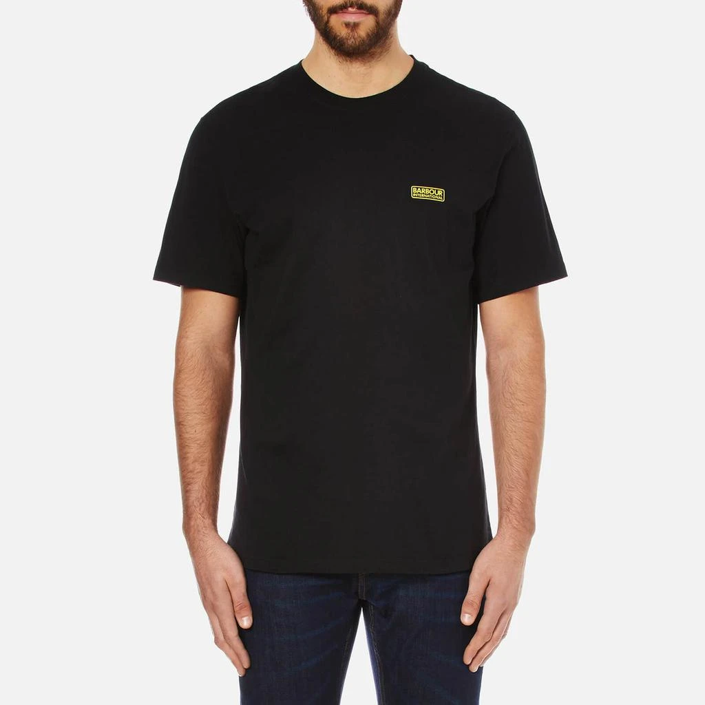 商品Barbour|Barbour International Men's Small Logo T-Shirt - Black,价格¥154,第1张图片