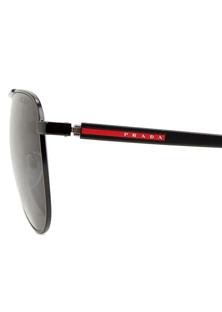 商品Prada|Black aviator-style sunglasses,价格¥2070,第3张图片详细描述