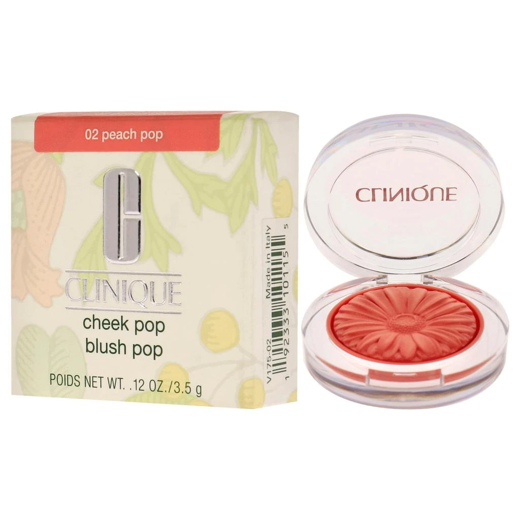 商品Clinique|Cheek Pop Blush Pop - 02 Peach Pop by Clinique for Women - 0.14 oz Blush,价格¥253,第1张图片