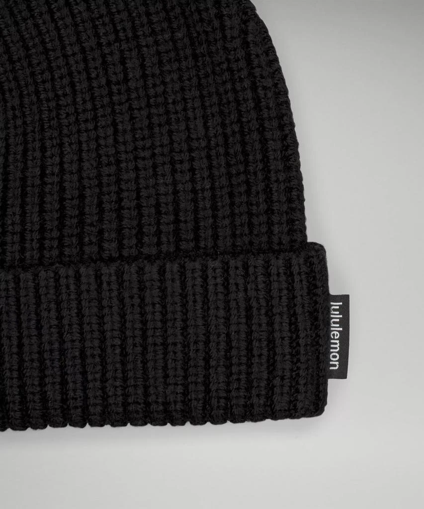 商品Lululemon|Close-Fit Wool-Blend Ribbed Knit Beanie,价格¥190,第2张图片详细描述