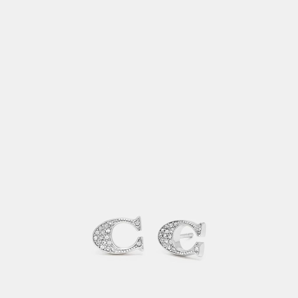 商品Coach|Signature Stud Earrings,价格¥312,第1张图片