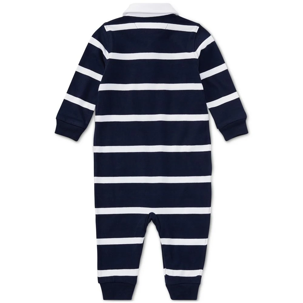 商品Ralph Lauren|男婴条纹纯棉连体衣,价格¥297,第3张图片详细描述