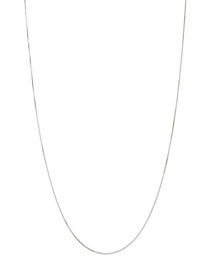 商品Bloomingdale's Chain Collection|Box Link Chain Necklace in 14K White Gold, 0.55m - 100% Exclusive,价格¥2542,第1张图片