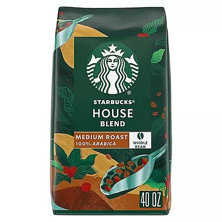 商品Starbucks|House Blend 咖啡豆 (40 oz.),价格¥158,第1张图片