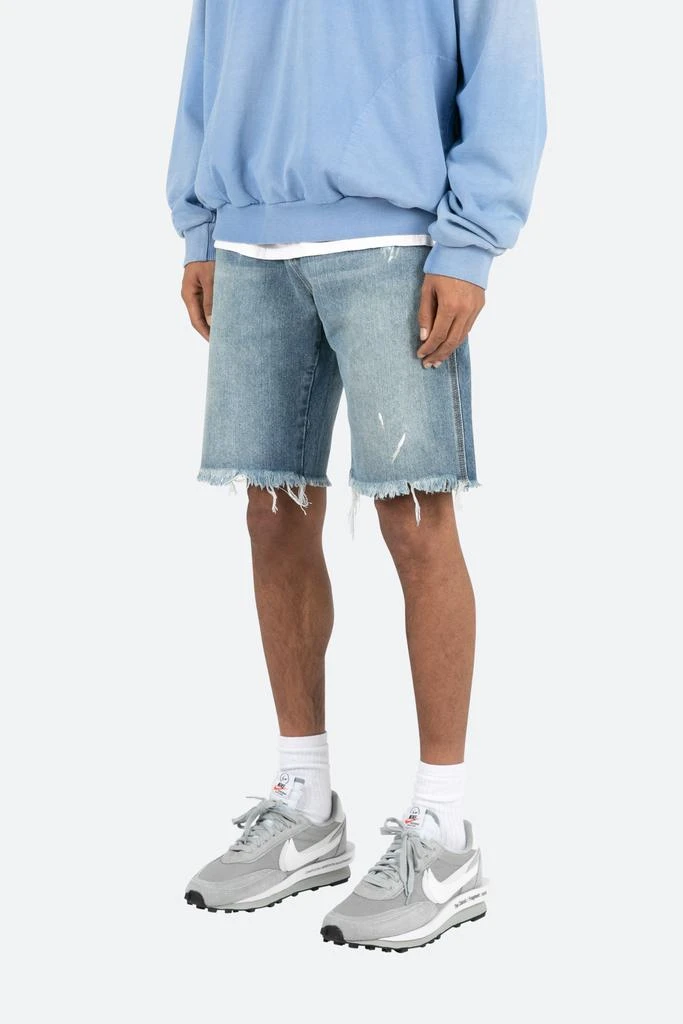 商品MNML|R463 Denim Shorts - Blue,价格¥136,第3张图片详细描述