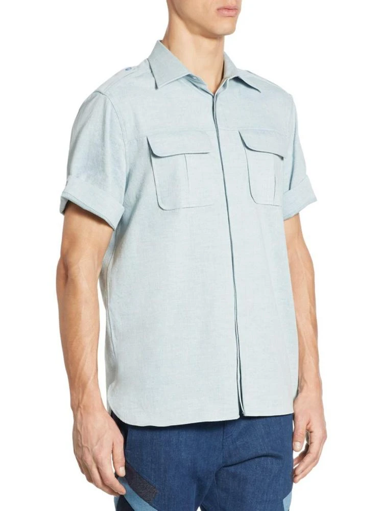 商品Neil Barrett|Military Sleeve Regular-Fit Shirt,价格¥1888,第3张图片详细描述