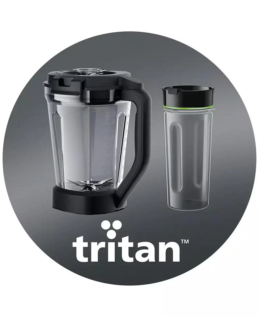 商品Braun|TriForce Pro Power Blender with Smoothie2Go JB9041BK,价格¥2254,第3张图片详细描述