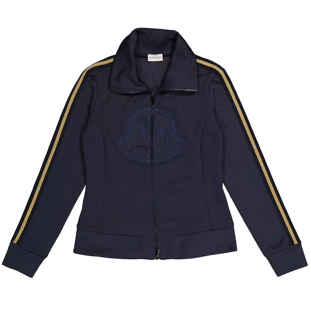 商品Moncler|Logo Embroidered Cotton-blend Sweat Jacket,价格¥3314,第1张图片