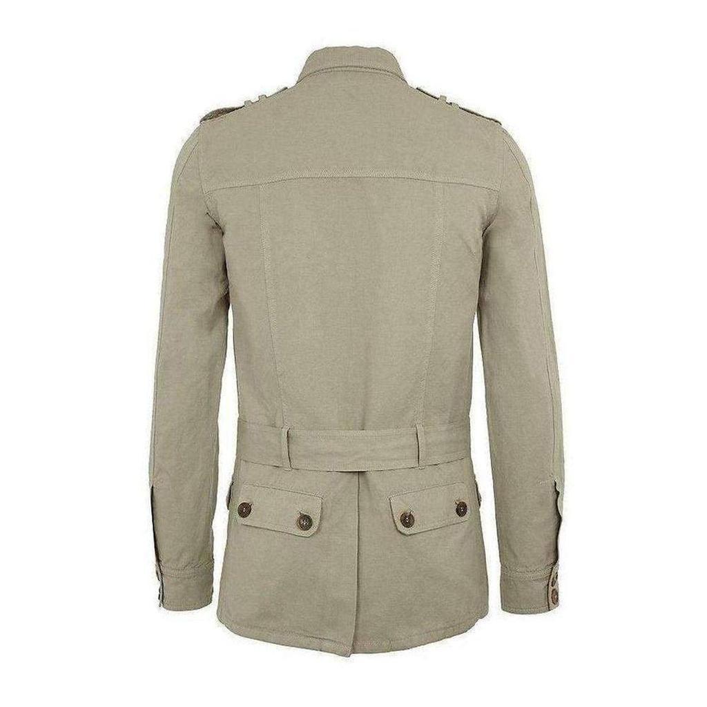 商品Balmain|Natural Safari Cotton Jacket,价格¥4343,第4张图片详细描述