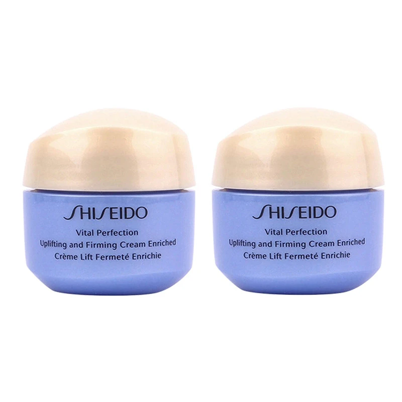 商品Shiseido|【2件包邮装】SHISEIDO 资生堂 中小样 悦薇抗糖面霜 15ml*2 滋润版,价格¥160,第1张图片