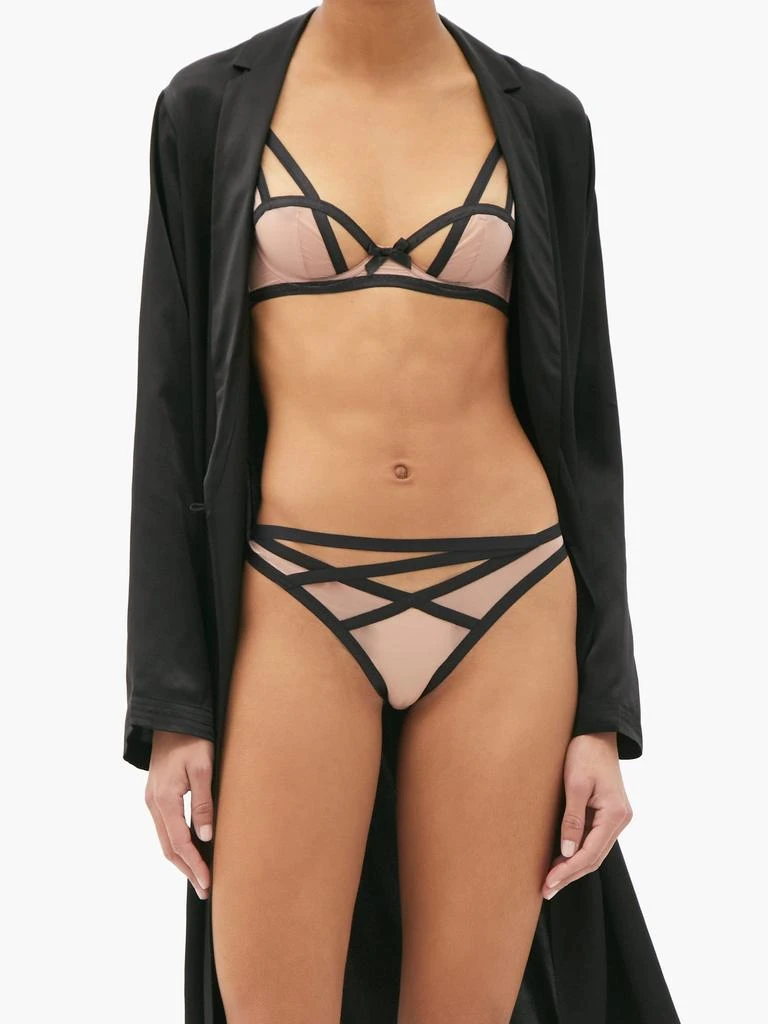 商品L'Agent by Agent Provocateur|Joan cutout-strap underwired mesh bra,价格¥369,第2张图片详细描述