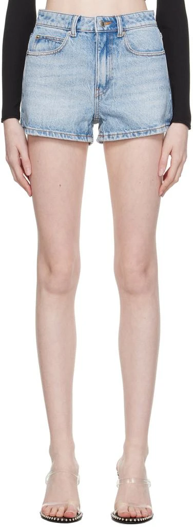 商品Alexander Wang|Indigo Shorty Denim Shorts,价格¥1638,第1张图片