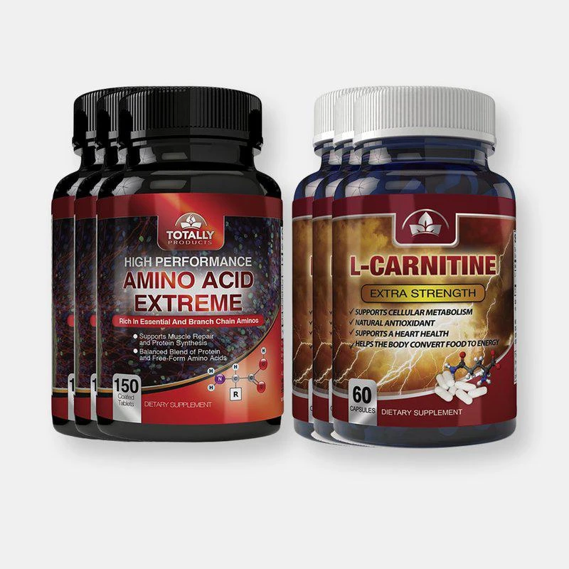 商品Totally Products|Amino Acid Extreme and L-Carnitine Extra Strength Combo Pack,价格¥430,第1张图片