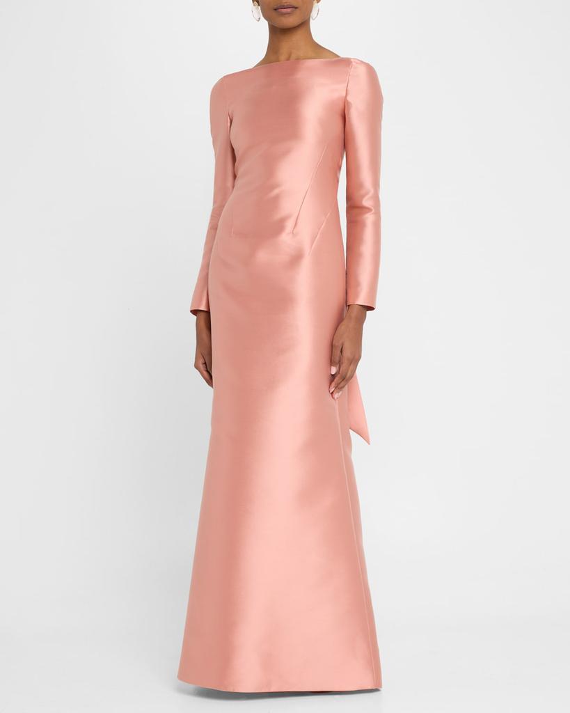 ワンピース A FERRETTI SS25 Mikado long dress (J04091625 0005) Long dress in mikado Cocktail | Alberta Ferretti