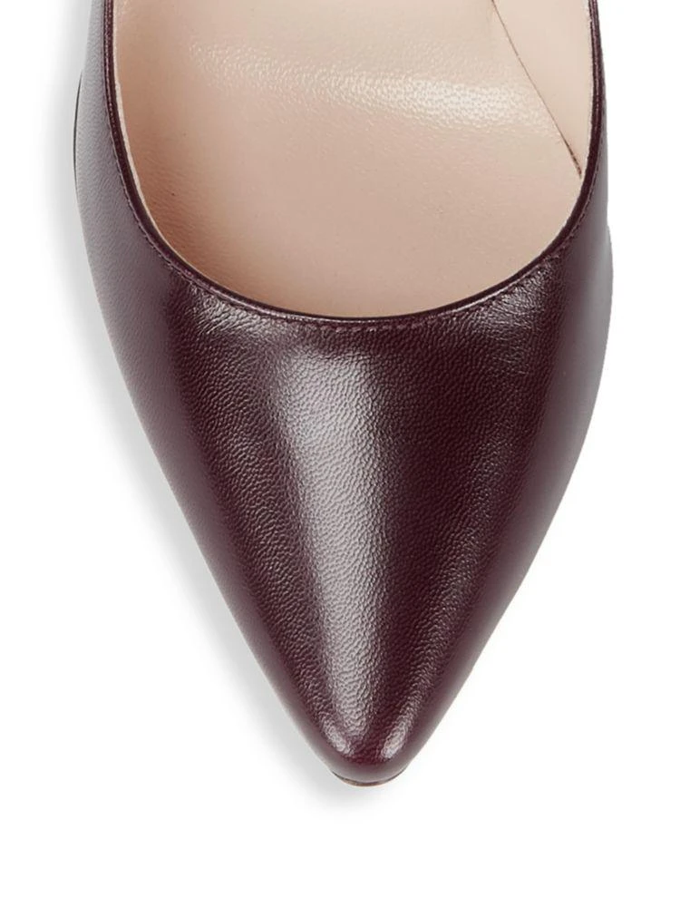 商品Sergio Rossi|Point Toe Leather Pumps,价格¥1222,第3张图片详细描述