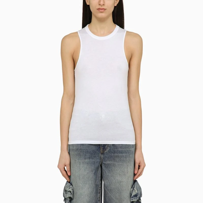 商品Calvin Klein|White tank top with braided back,价格¥365,第1张图片