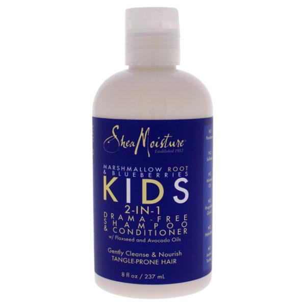 商品SheaMoisture|Marshmallow Root And Blueberries Kids 2-in-1 Shampoo And Conditioner,价格¥67,第1张图片