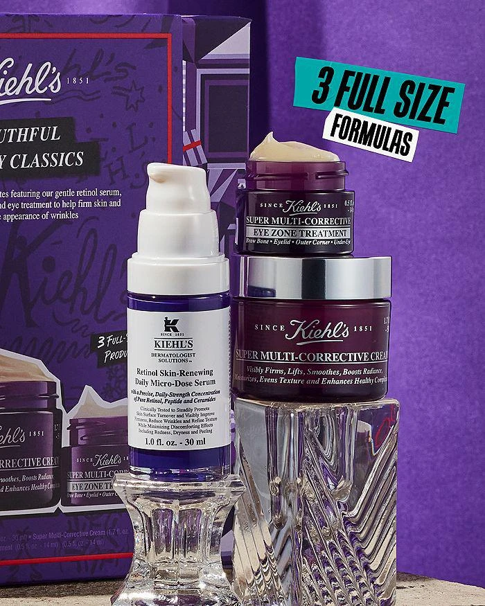 商品Kiehl's|Holiday Classics Skincare Set ($201 value),价格¥930,第5张图片详细描述