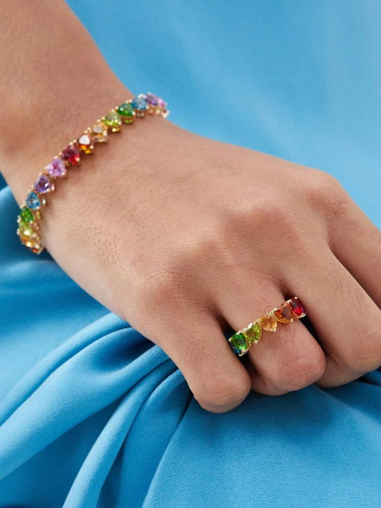 商品Yvonne Léon|Rainbow Heart sapphire & 9kt gold ring,价格¥17010,第2张图片详细描述