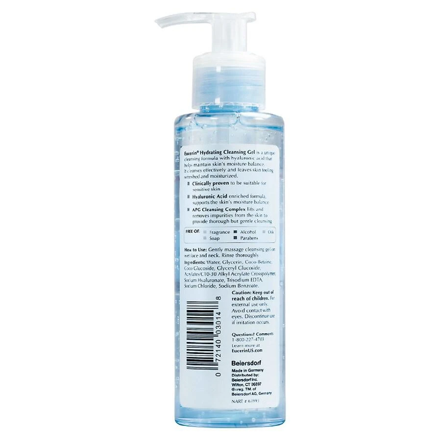 商品Eucerin|Hydrating Face Cleansing Gel,价格¥90,第3张图片详细描述