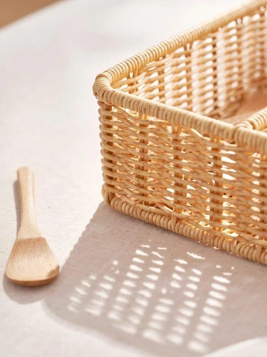 商品HouseRecipe|PP Rattan Handle Divider_Brown / Beige,价格¥341,第4张图片详细描述