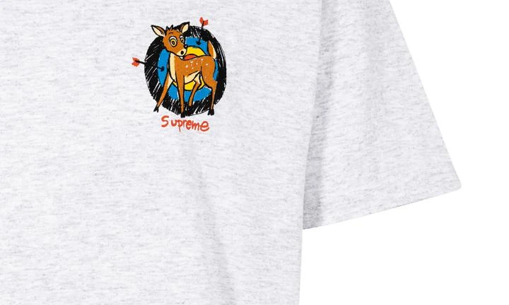 商品Supreme|Supreme Deer Tee,价格¥665-¥740,第3张图片详细描述