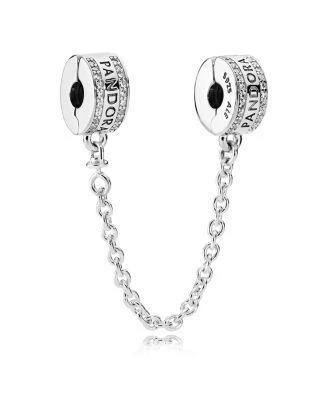 商品PANDORA|Sterling Silver Insignia Clip Safety Chain,价格¥673,第1张图片详细描述
