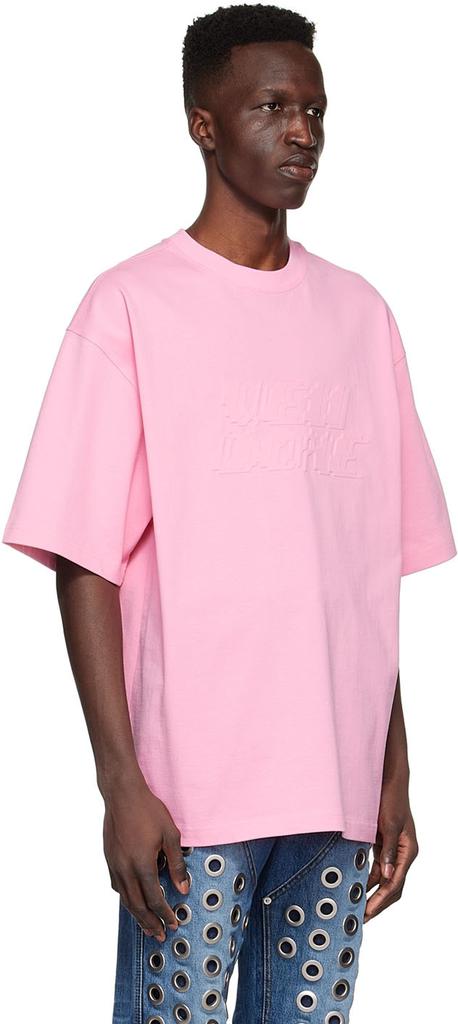 Pink Cotton T-Shirt商品第2张图片规格展示