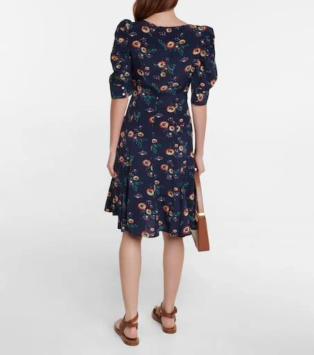 商品Ralph Lauren|Puff-sleeve floral midi dress,价格¥1639,第3张图片详细描述