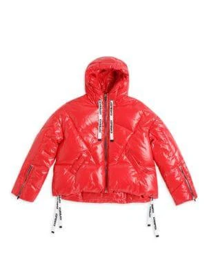 商品Khrisjoy|Little Kid's & Kid's Shiny Puffer Jacket,价格¥1072,第1张图片