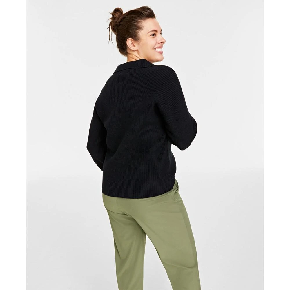 商品On 34th|Women's Collared V-Neck Sweater, Created for Macy's,价格¥111,第2张图片详细描述