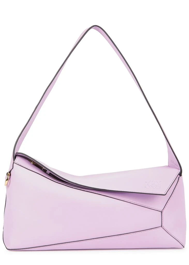商品Loewe|Puzzle Hobo lilac leather shoulder bag,价格¥12698,第1张图片