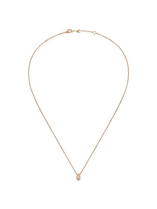 商品hyeres-lor|14K Rose 0.1ct Diamond necklace,价格¥2582,第2张图片详细描述